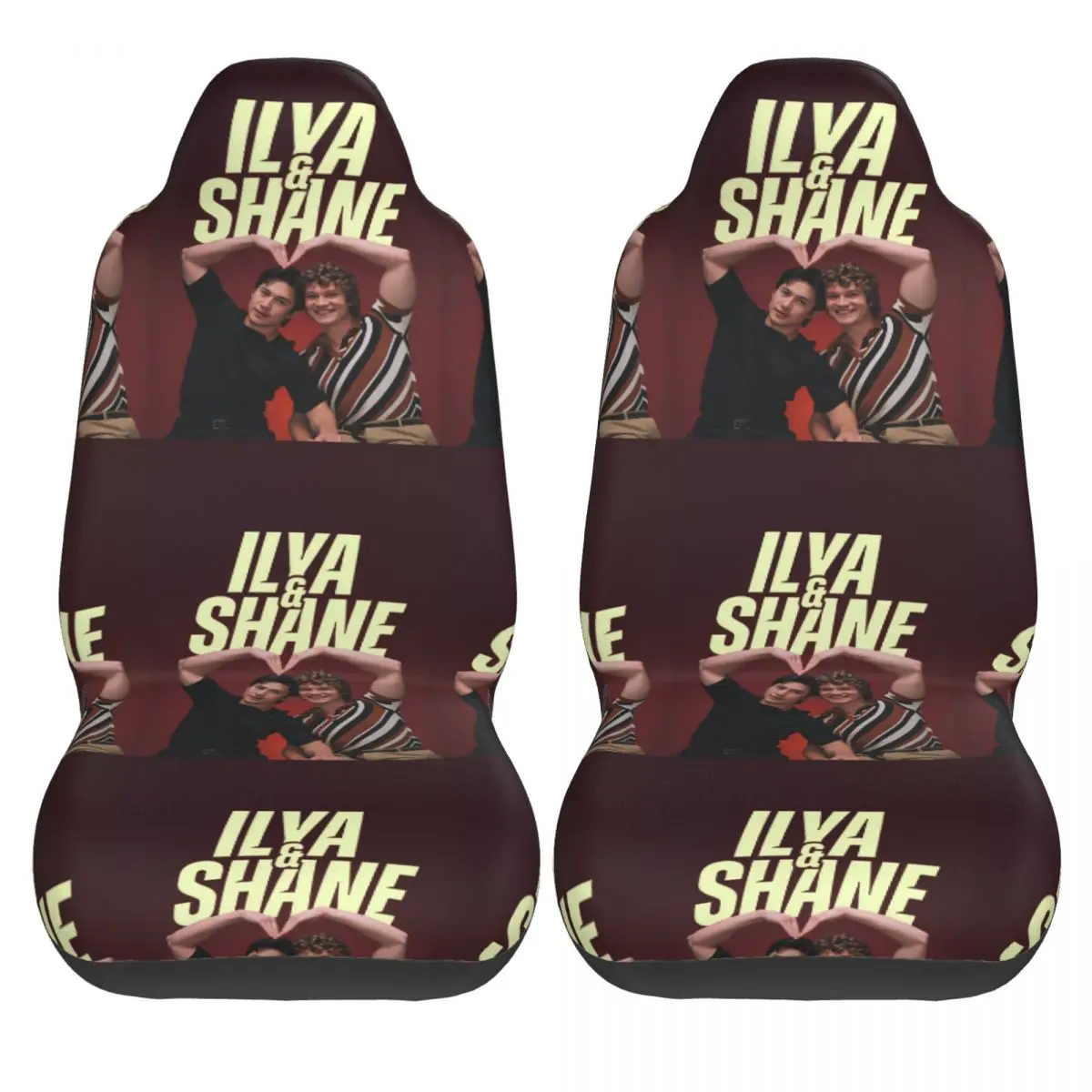 

Дышащие чехлы для автомобильных сидений из полиэстера Heated Rivalry Ilya Shane Bus, комплект из двух частей, недорогие