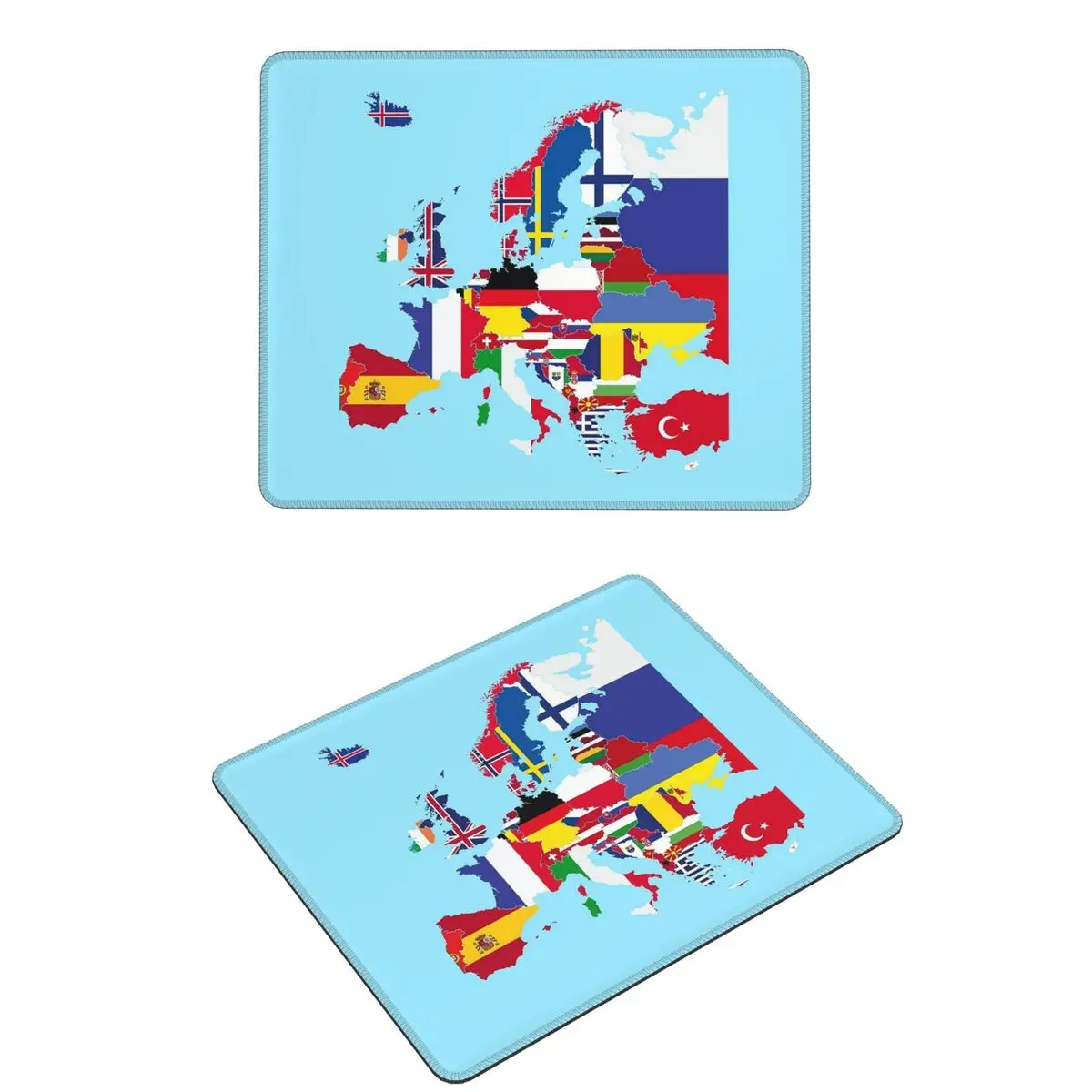 

Europe Map Flags Mouse Pad Computer Keyboard Mouse Mat Gamer Laptop Desk Mat Office Table Mats