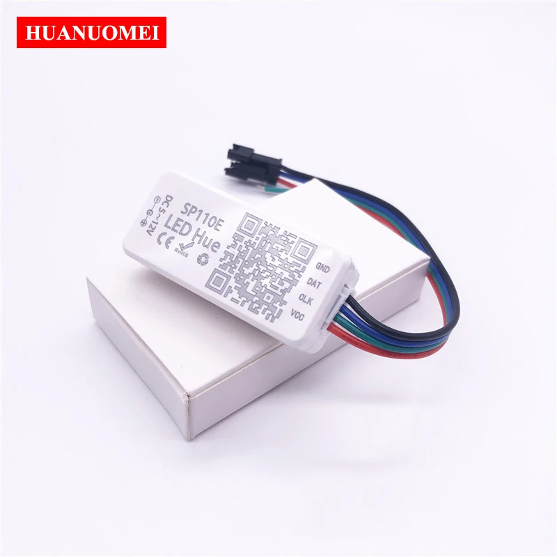 SP110E LED Hue Bluetooth RGB Controller UCS1903 WS2811 WS2812B SK6812 WS2813 WS2815 APA102 5 v12v modulo striscia Pixel Light Dimmer