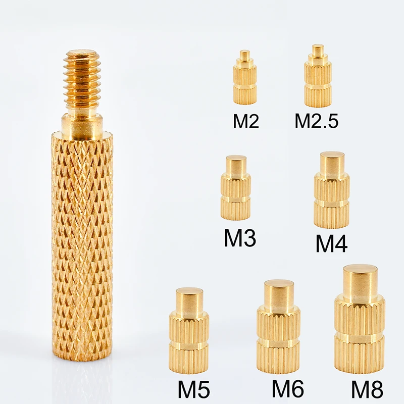 Suitable For 3D Printing Workpiece Hot Melt Nut Metric Thread M2 M3 M4 M5 M6 M8 Brass Thread Insertion Kit Hot Insertion Tools