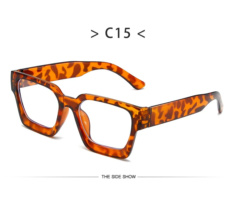 Neue Vintage-Sonnenbrille für Damen und Herren, Quadratischer PC-Rahmen, Marken-Designer Retro-Shades, Modische Sonnenbrille ﻿ für Männer – Detail 24