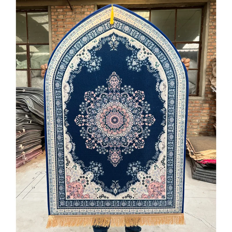 

Printed Prayer Carpets Worship Blanket Worship Kneel Muslim Ramadan Islamic Padded Prayer Mat Flanne Foam Prayer Mat Mat