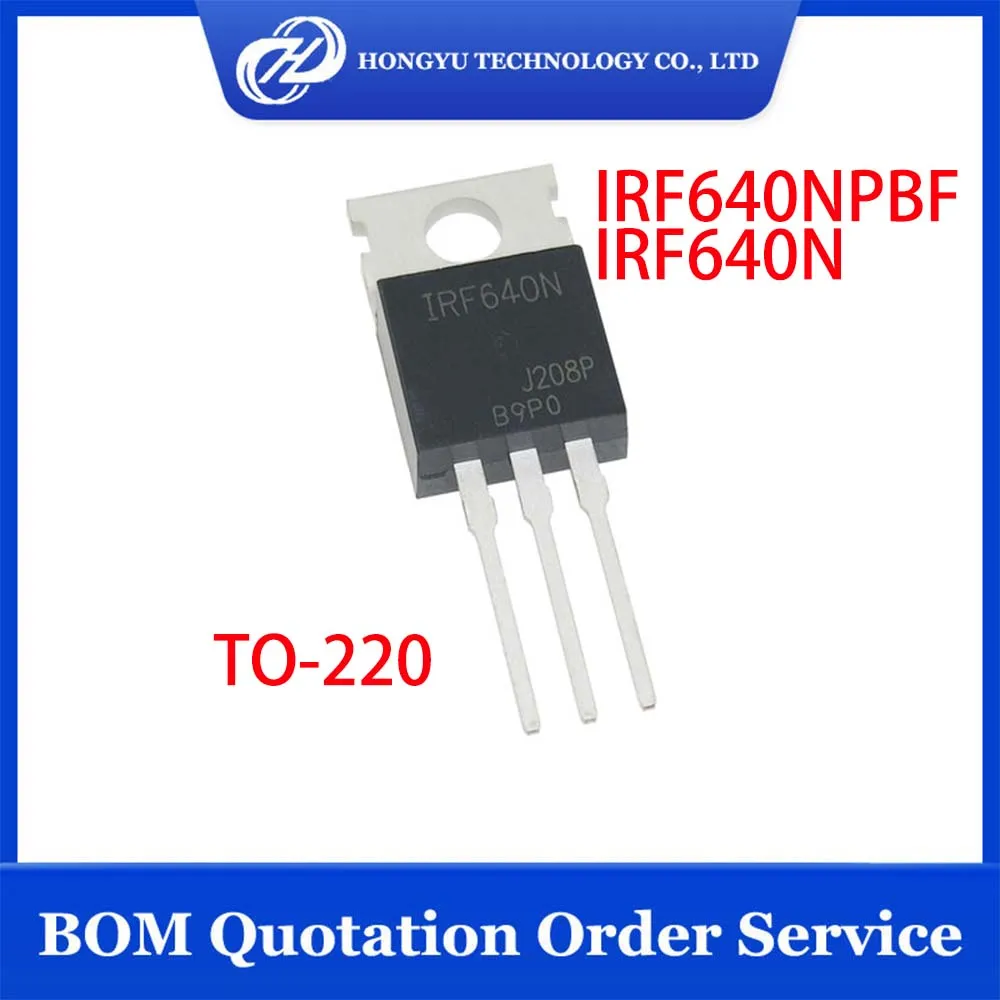 10 Pcs IRF640NPBF IRF640N IRF640 HEXFET MOSFET N-CH 200V 18A TO-220 New In Stock