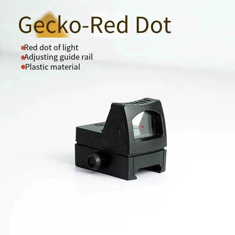 2026 Tactical Reflex Sight Red Dot Scope, Plastic Optic with Adjustable Rail, 20mm Mount for Outdoor Shooting Target Games view 2
