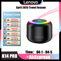 Lenovo K14 Pro RGB Bluetooth 5.4 Speaker Vibrating Surround Sound Subwoofer Speaker Ultra Sound Outdoor Portable Speaker
