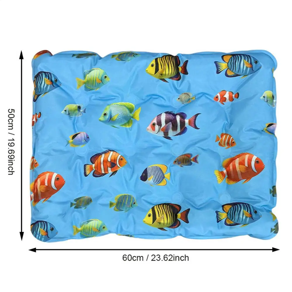 Pet Cooling Mat Washable Reusable Pet Pads Multipurpose Floor Mat For Cats And Dogs Summer Cooling Pad Self-Cooling Ice Pads_voghion.com