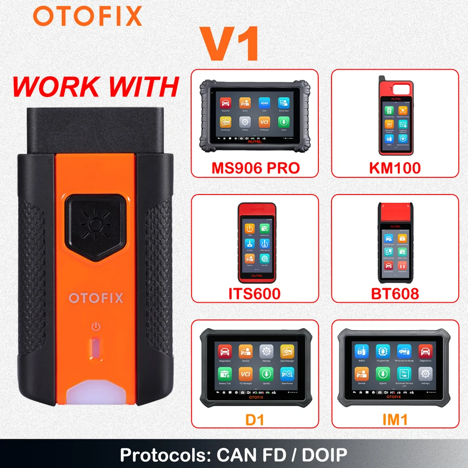 OTOFIX V1 Bluetooth Connector Otofix Autel Vehicle Connection