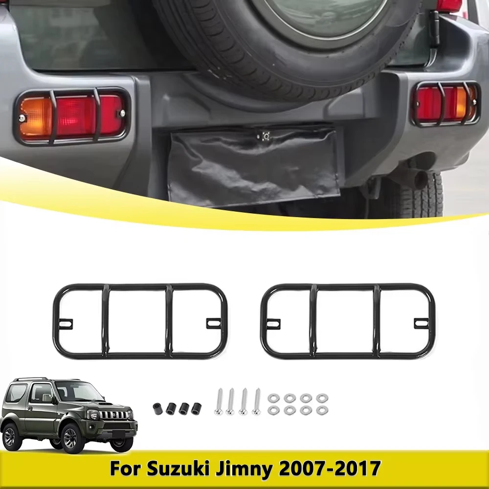 

Задний бампер, противотуманная фара, защитная накладка для Suzuki Jimny 2007-2017, декоративные детали для автомобильной лампы, внешние аксессуары