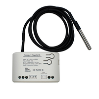 WiFi Smart Home Temperature Switch Ewelink APP Module 7-32V 220V 2000W Intelligent Thermostat Work With Alexa Google Assistant