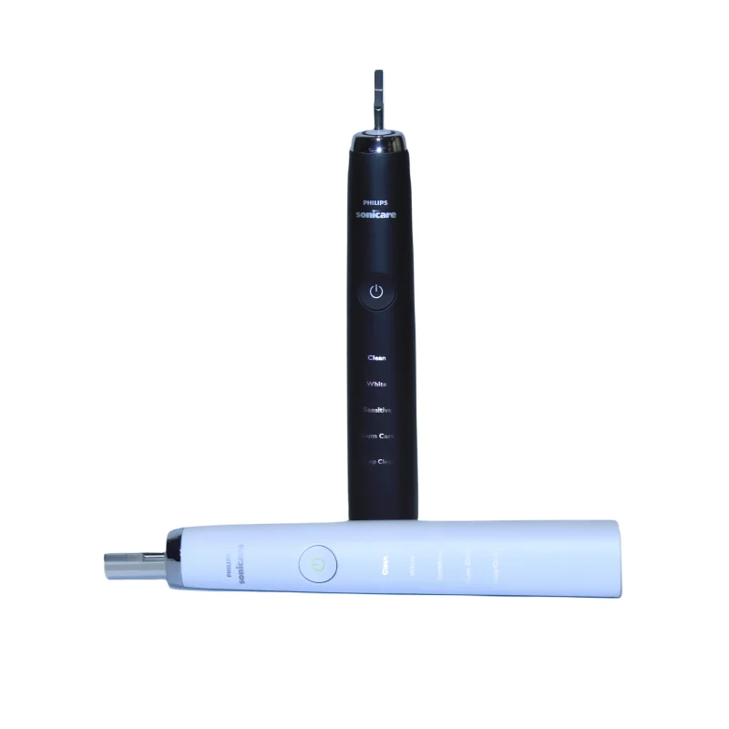 Philips Sonicare pegangan sikat gigi elektrik, hanya H9352 dengan 2 kepala sikat Philips G3 baru dan asli 5 mode DiamondClean hitam