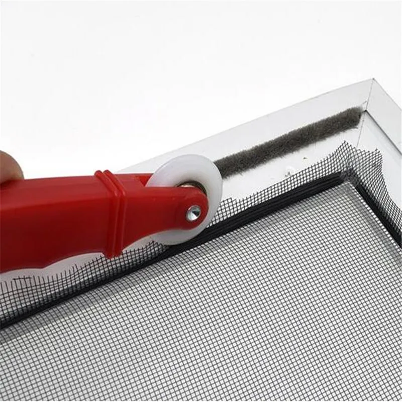 Rolo de Spline de Mão para Janela Instalação Ferramenta de Instalação Roda de Gaze de Borracha Porta de Tela Durável Doméstico Atualização