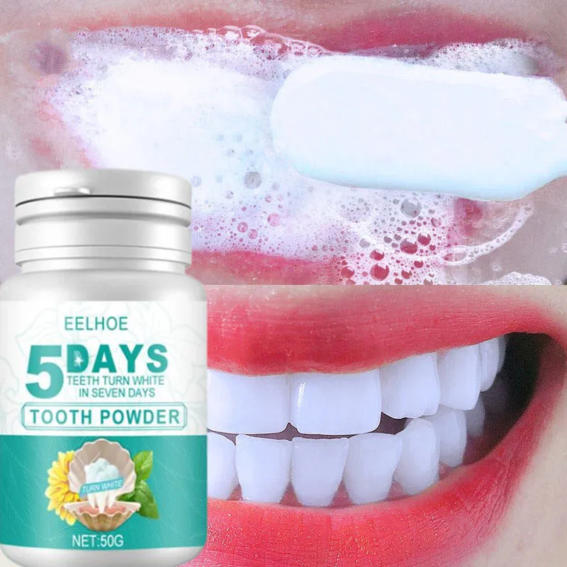 

50ml Tooth Whitening Tooth Powder , Remove Smoke Stains, Coffee Stains, Tea Stains, Freshen Bad Breath, Oral Hygiene