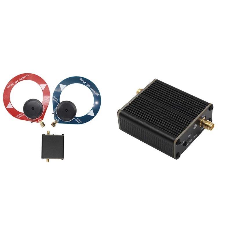 

For SDR Walkie Talkie Small Loop Antenna Hackrf One Donut Antenna Multifunctional High Impedance Amplifier