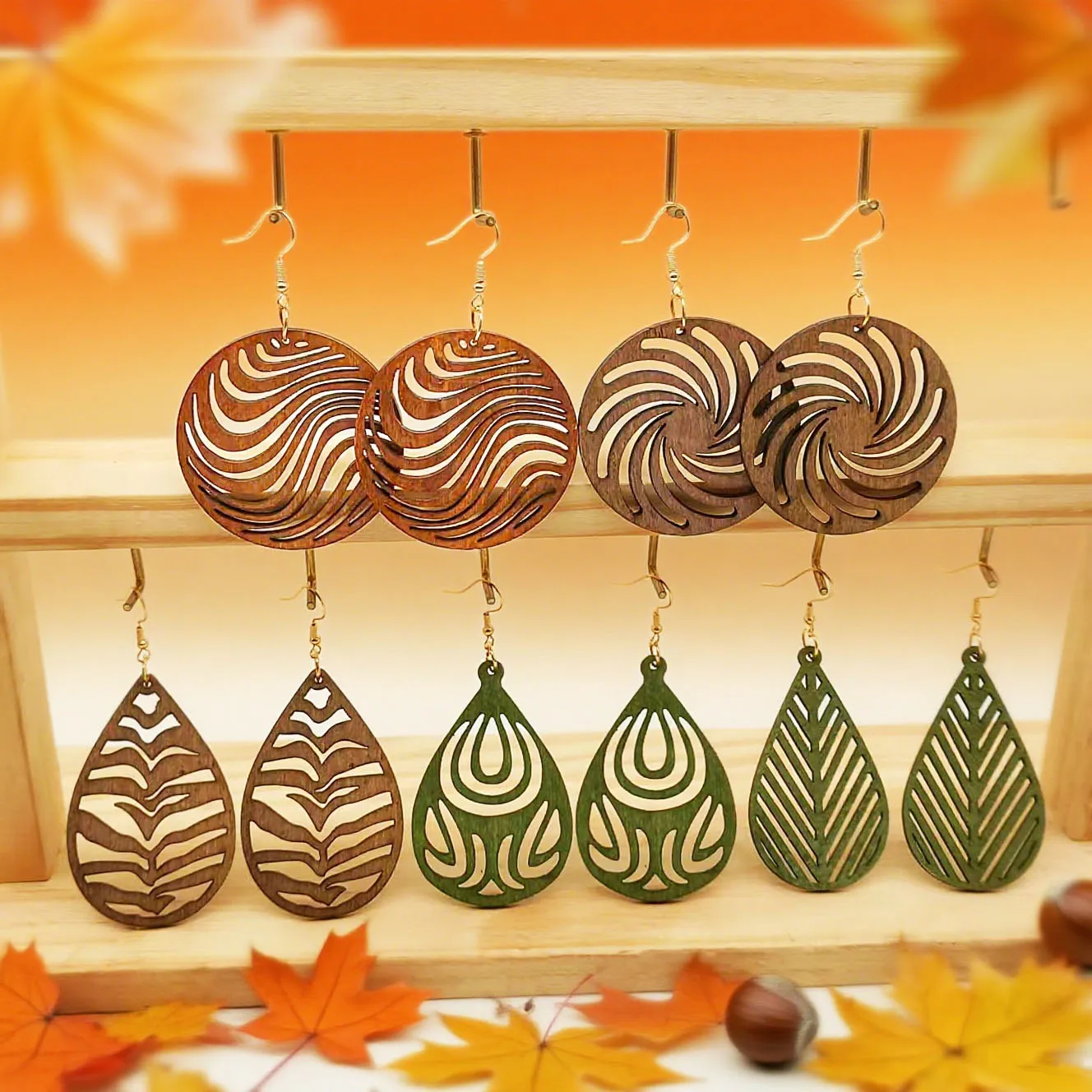 5 Pairs Of Autumn F… - image