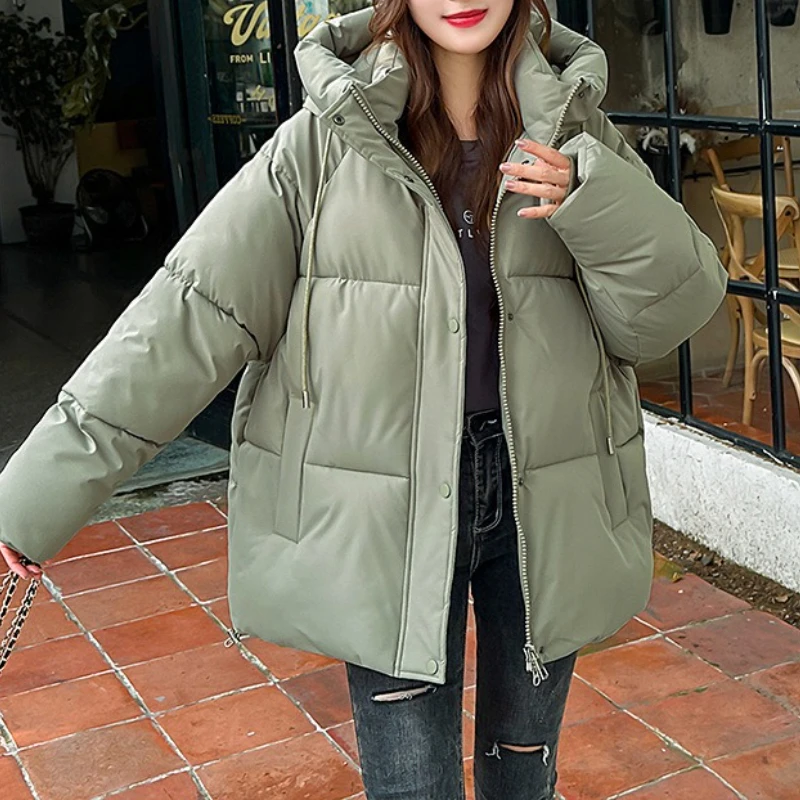 

Winter 2025 Korean Version of Short Hooded Women's Cotton-padded Jacket Padded Women's Cotton-padded Jacket