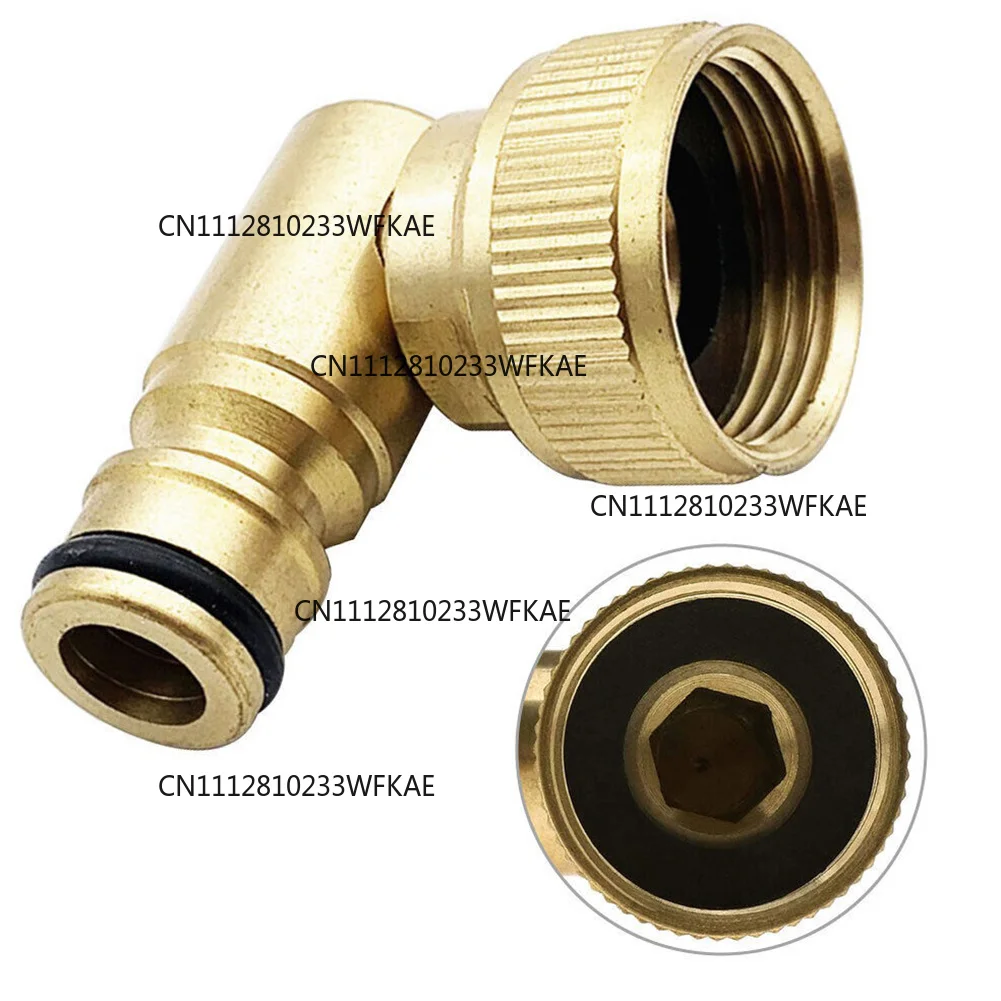 2pcs  Hose Reel Swivel Elbow Quick Connector For Hoselock Plug 3/4in BSP Female Outdoor Garden hose faucet adapter