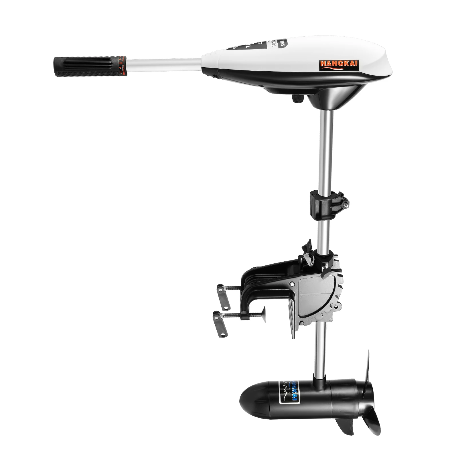 

660W Electric Outboard Motor, 5 Forward 2 Reverse Gears with Remote Control for Silent Fishing and Small Boats