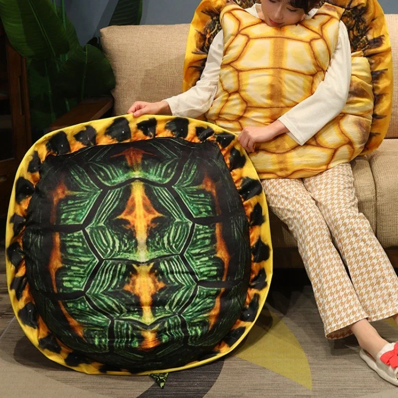 Turtle shell doll wearable doll throw pillow plush king eight shell sleeping bag simulation big turtle shell clothes people wear