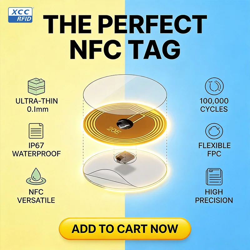 Etiqueta NFC FPC de 20 mm con  - Nfc Tag Programmable reseña y precio