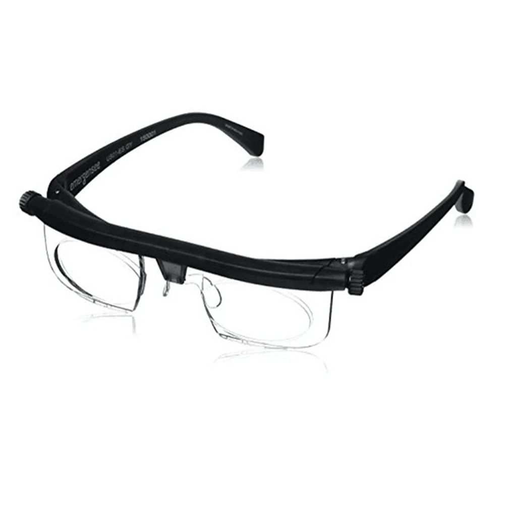 2022 Adjustable Strength Lens Eyewear Variable Focus Distance Vision Zoom Glasses Protective Magnifying Glasses With Storage Bag