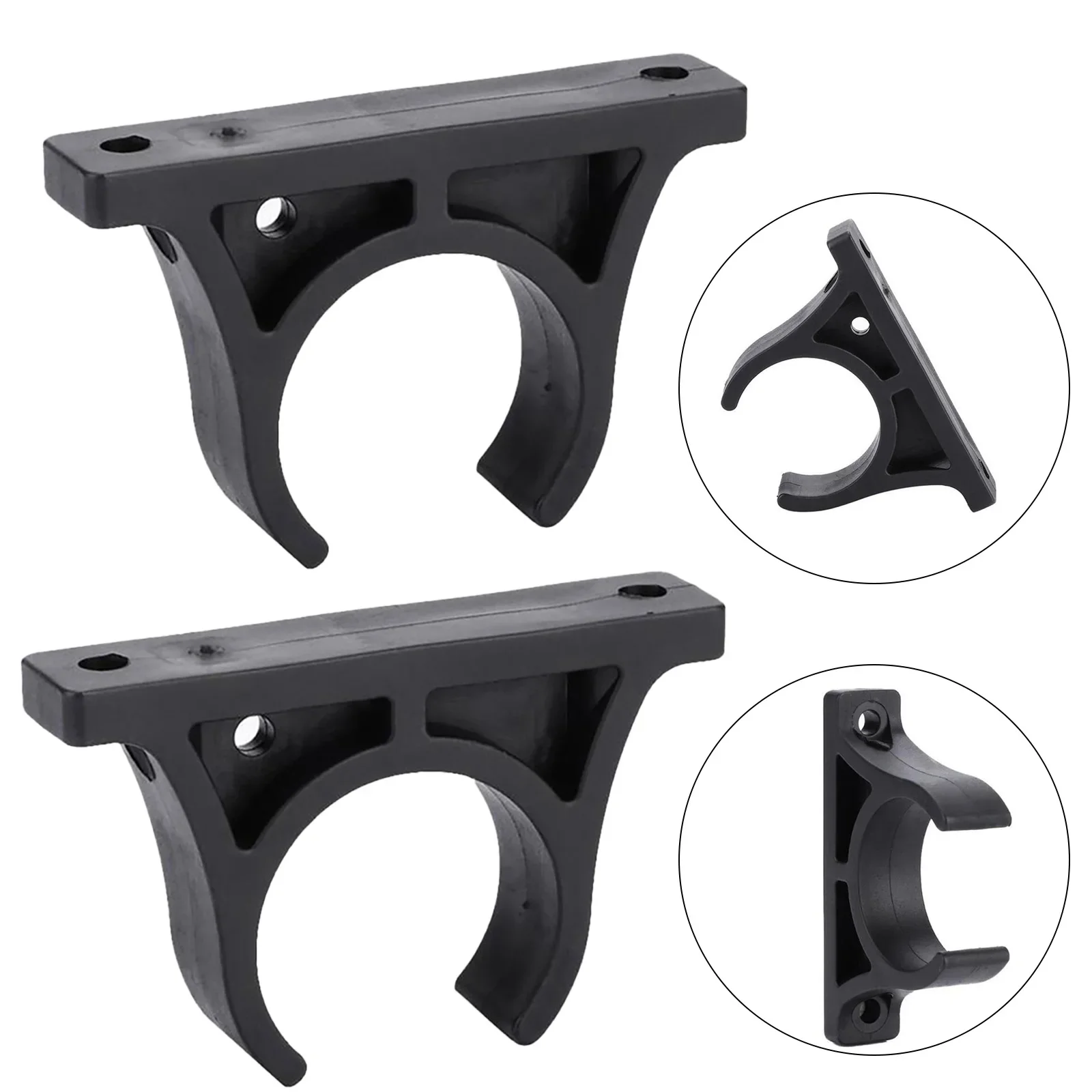 

1 Pair Kayak Oar Holder Plastic Paddle ClipsMountingKeeperForCanoesBlackPlasticPaddleClampHolderKayakAccessories1111111111110000