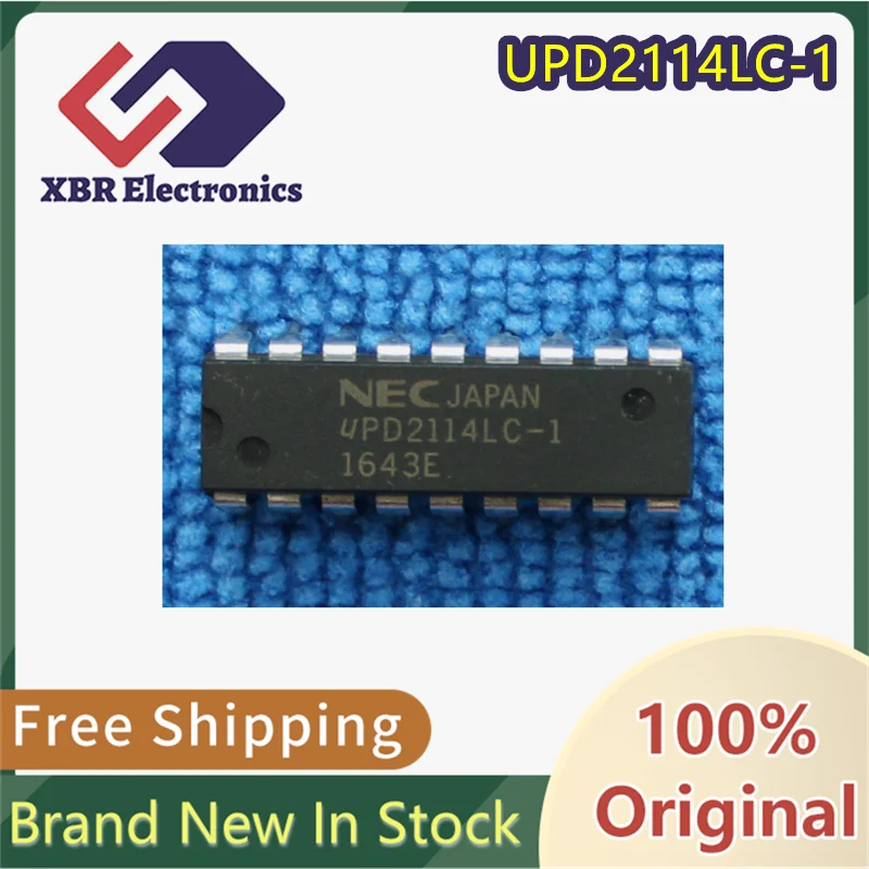 (5/50 Pieces) UPD2114LC-1 UPD2114LC UPD2114 DIP Integrated Circuit Chip IC Brand New Genuine Original In Stock