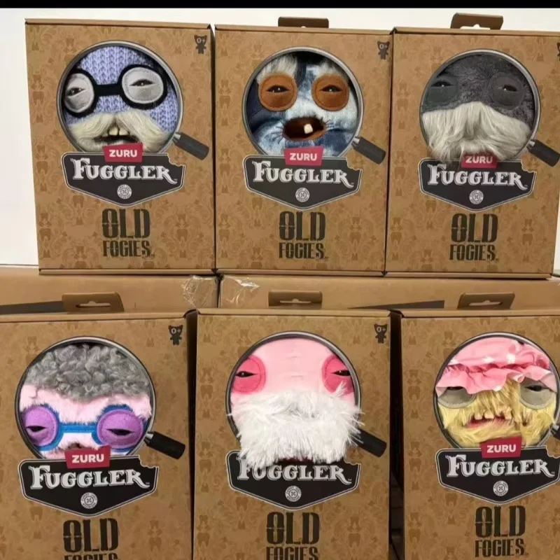

Genuine In Stock Fuggler Old Fogies Series Plush Toy Ugly-Cute Toys Desktop Decoration Unexpected Birthday Surprise Gift