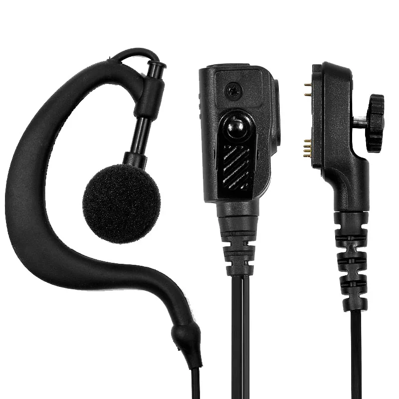 G Shape Headset Microphone for Hytera Walkie Talkie Earpiece PD780 PD700 PD705G PT580H PD780G PD782 PD782G PD785 PD785G