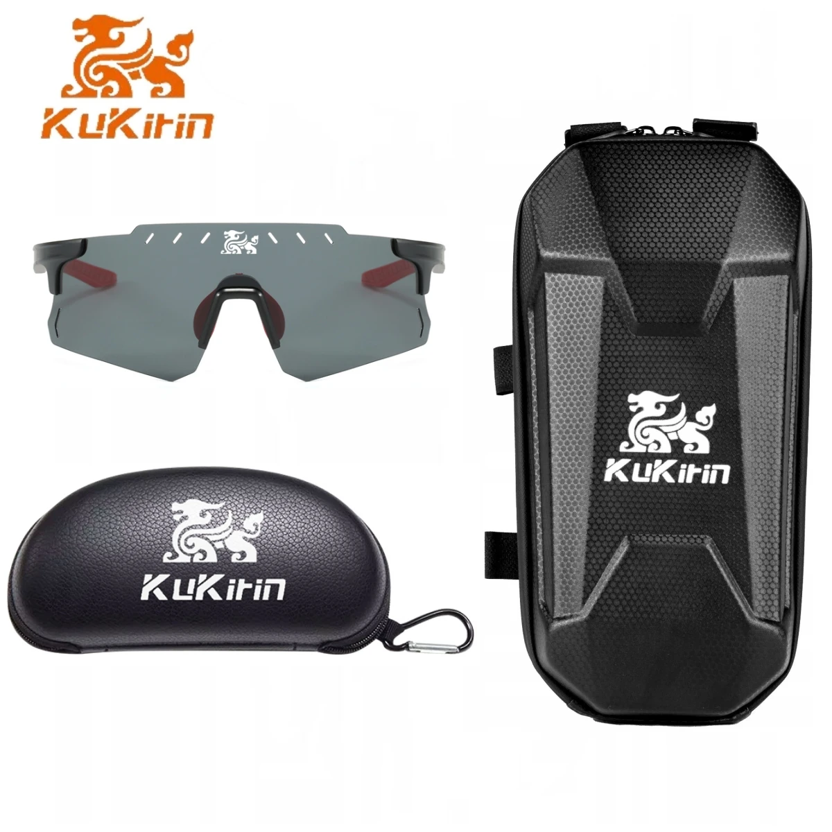 

Kukirin Electric Scooter Bag 2L High-End Handlebar Installation Storage Package Send Protective Glasses Glasses Case