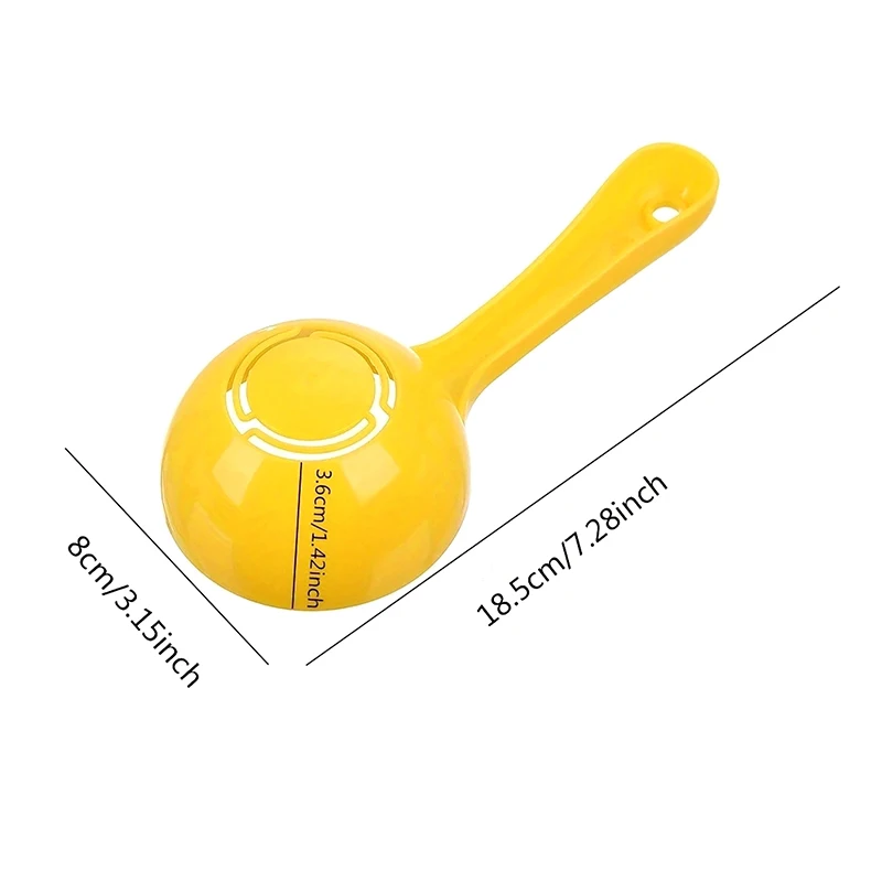 Plastic Shaped Spoon Rice Spoon Non-stick DIY Rice Scoop Mold Rice Ball Spoon Half Round Rice Porridge Spoon Kitchen Accessories