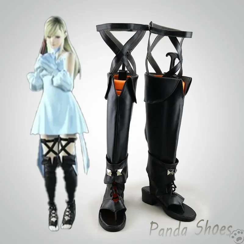 Game Final Fantasy Minfilia Cosplay Shoes Anime Game Cos Comic Cosplay Costume Prop Shoes for Con Halloween Party