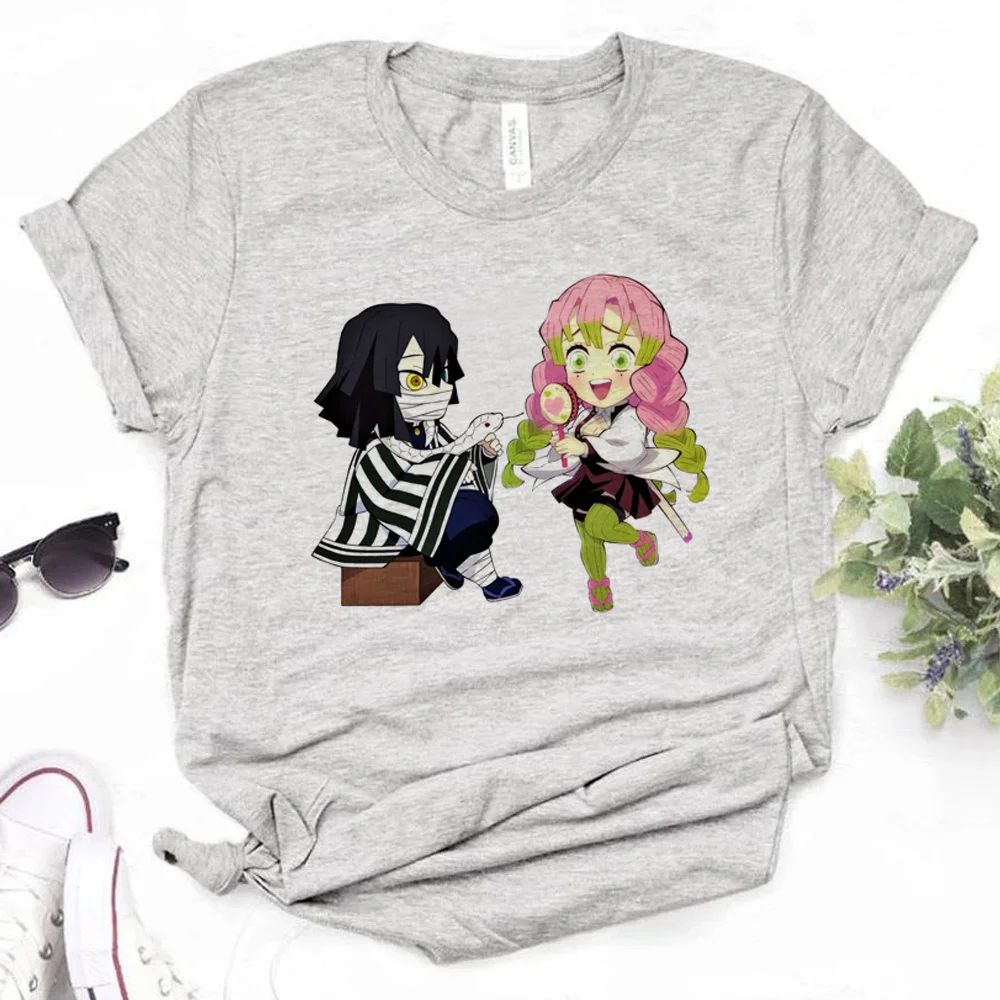 Mitsuri t-shirts women designer manga streetwear Tee girl comic y2k graphic clothing