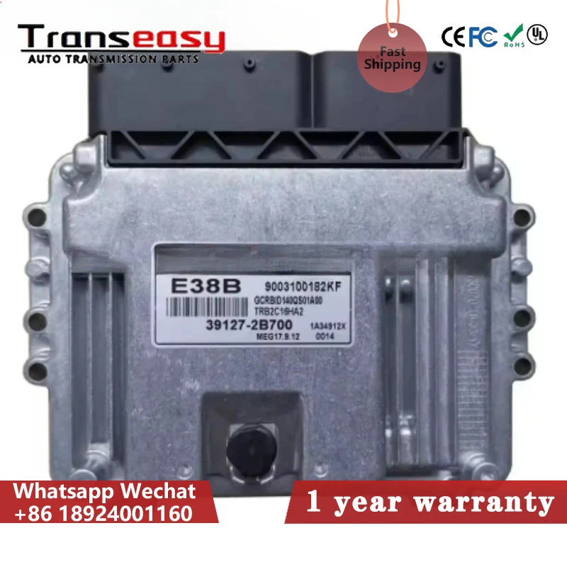 New ECU 39127-2B700 New ECU  Car Computer Board Electronic Control Unit MEG17.9.12 Fit For Hyundai Grand AvegaAccent E38B