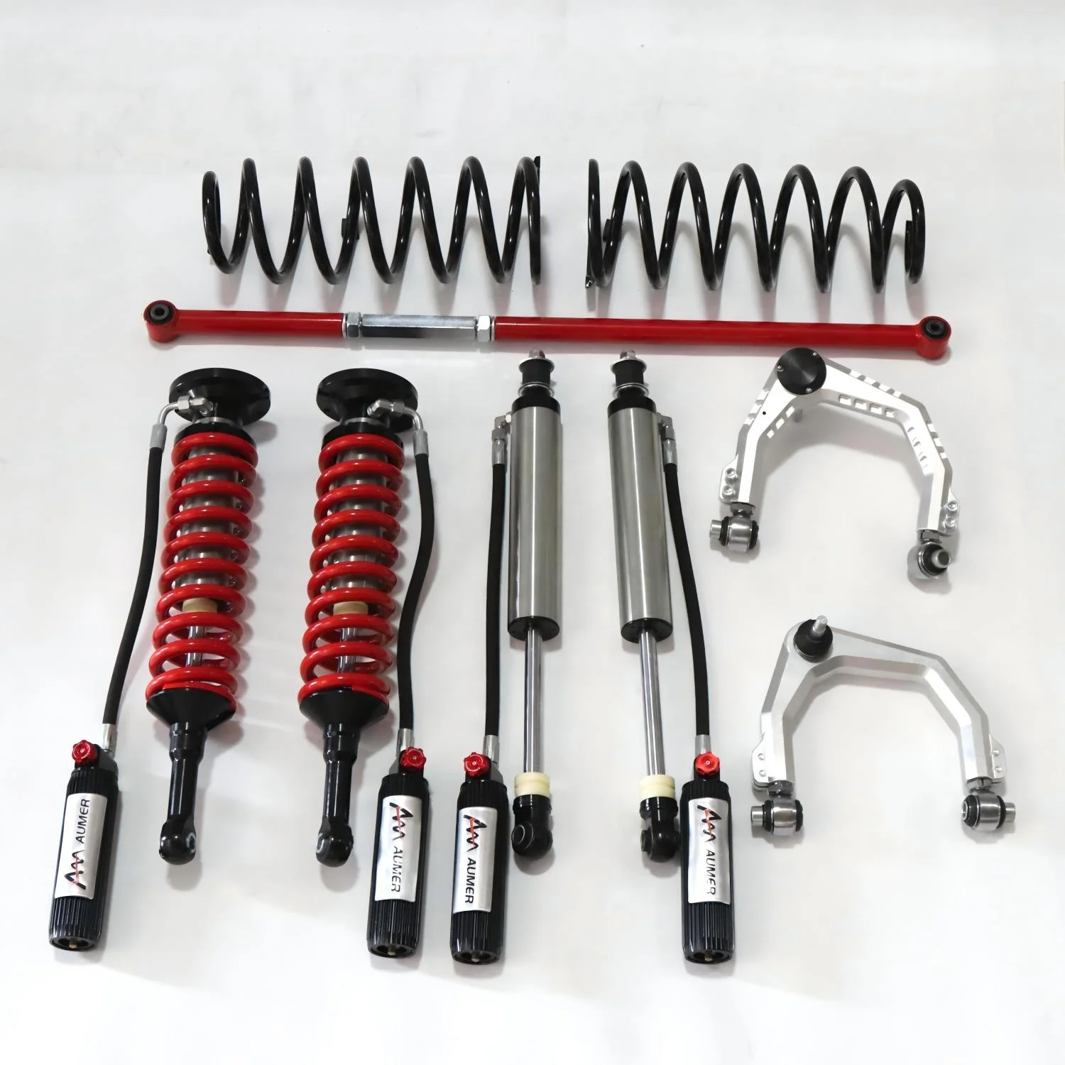 

Популярная горячая распродажа Aumer Compression Rebound Damping Force Adj. Комплект подвески подъемного амортизатора 4x4 для Toyota LC200 LX570 300