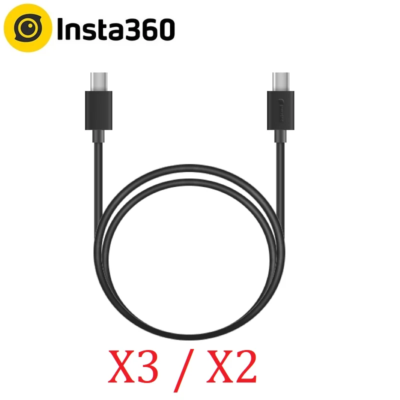 Insta360-x3/one x2 usb tipo c cabo de transferência para android, ipad, mac, insta 360, câmera do esporte, acessórios originais