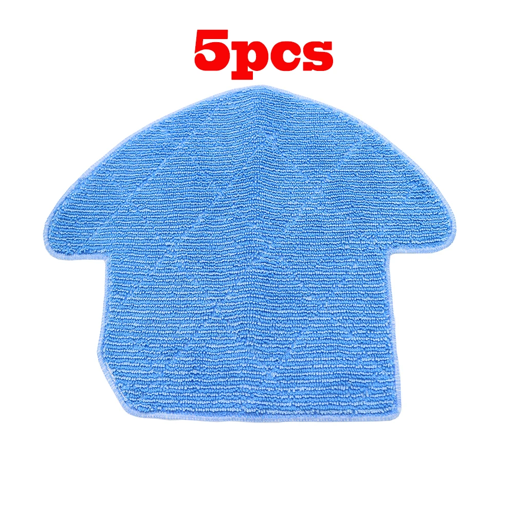 5 pezzi Mop panni aspirapolvere parti per chuwi ilife v7s pro robot aspirapolvere accessori (5 pezzi Velcro gratuiti)
