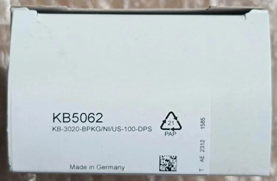 

Новый индуктивный датчик приближения KB5062 в наличии. Быстрая доставка.