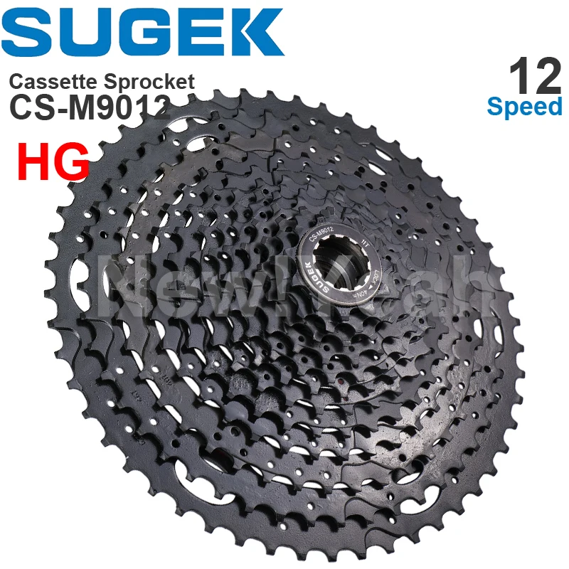 SUGEK 11/12/13 Speed Cassette Sprocket 50/52T DEORE M5100 M6100 M7100 M8100 12 13 Colorful HG Steel/Al compatible K7 XT GX MTB