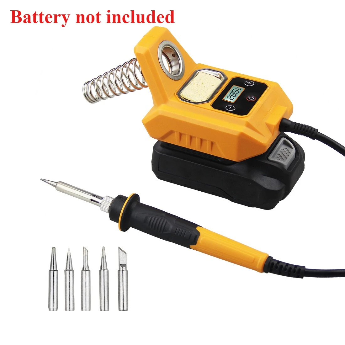 

Suitable for Makita Dewalt 18V 20V Lithium Battery Welding Repair Power Tool Portable LCD Soldering Iron Station Digital Display