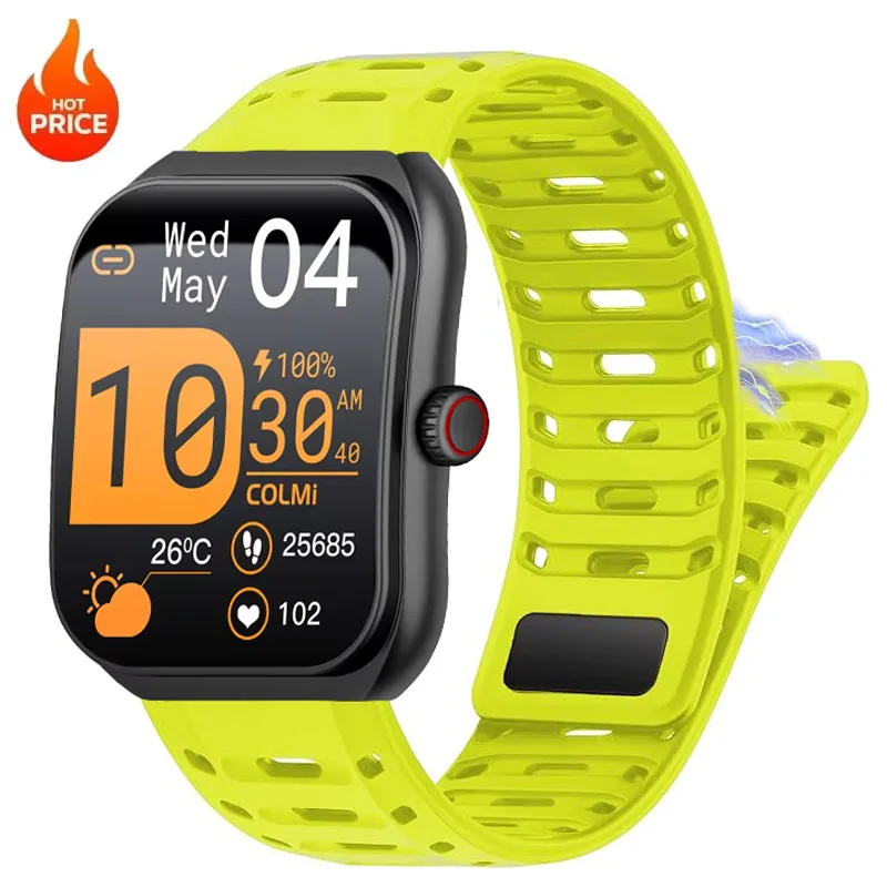 Soft Magnetic Silicone Strap For COLMI P86 Sport 22mm Watch Band For COLMI C8 Max/V73/C81/P71/P82/M40/M41/M42 Bracelet Correa