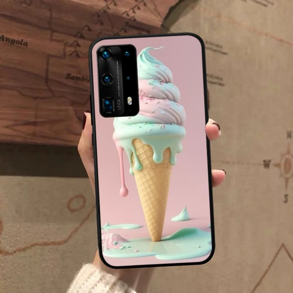 Funda de teléfono con helado fundido para Huawei P 8 9 10 20 30 40 50 Pro Lite Psmart Honor 10 lite 70 Mate 20lite