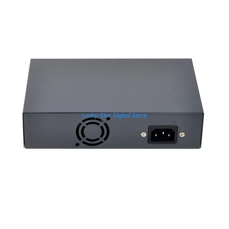 N7MC غير مُدارة 10 Port Gigabit Poe التبديل مع 8 Poe+ Port و 2 من منفذ الوصلة الصاعدة