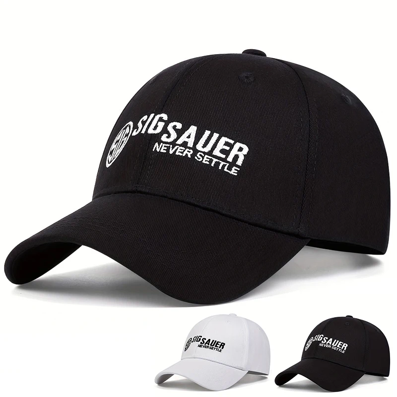 Fashion SIGSAUER Embroidery Hip-hop Hats Outdoor Adjustable Casual Baseball Caps Sunscreen Hat