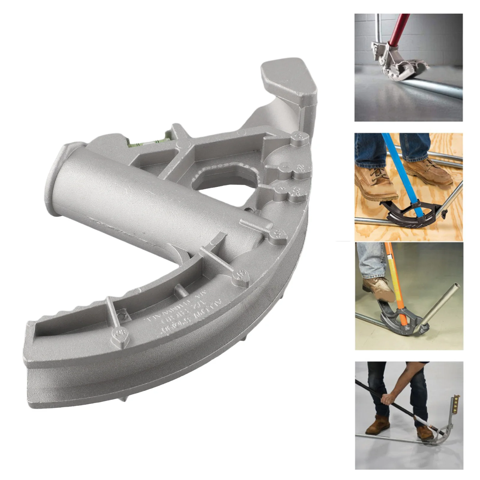 1 قطعة قناة اليد بندر أداة دليل الانحناء رئيس الألومنيوم لأنابيب قناة EMT يلقي الألومنيوم لقطر 3/4 بوصة #4