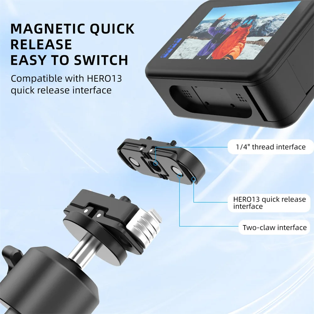 2025 New Magnetic Quick Release Adapter with 1/4\
