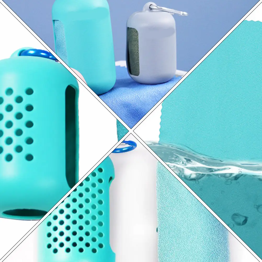 Ultra-Light Nano-Engineered Microfiber Quick-Drying Sports Towel with 3D Honeycomb Structure Sweat-Absorbent Gym Yoga Travel