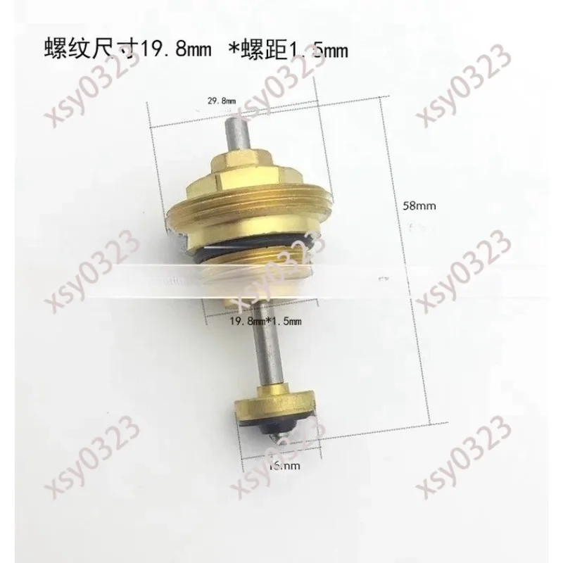 M30×1.5 Return Pin Valve Core, Thermostatic Valve Core for Underfloor Heating Manifold