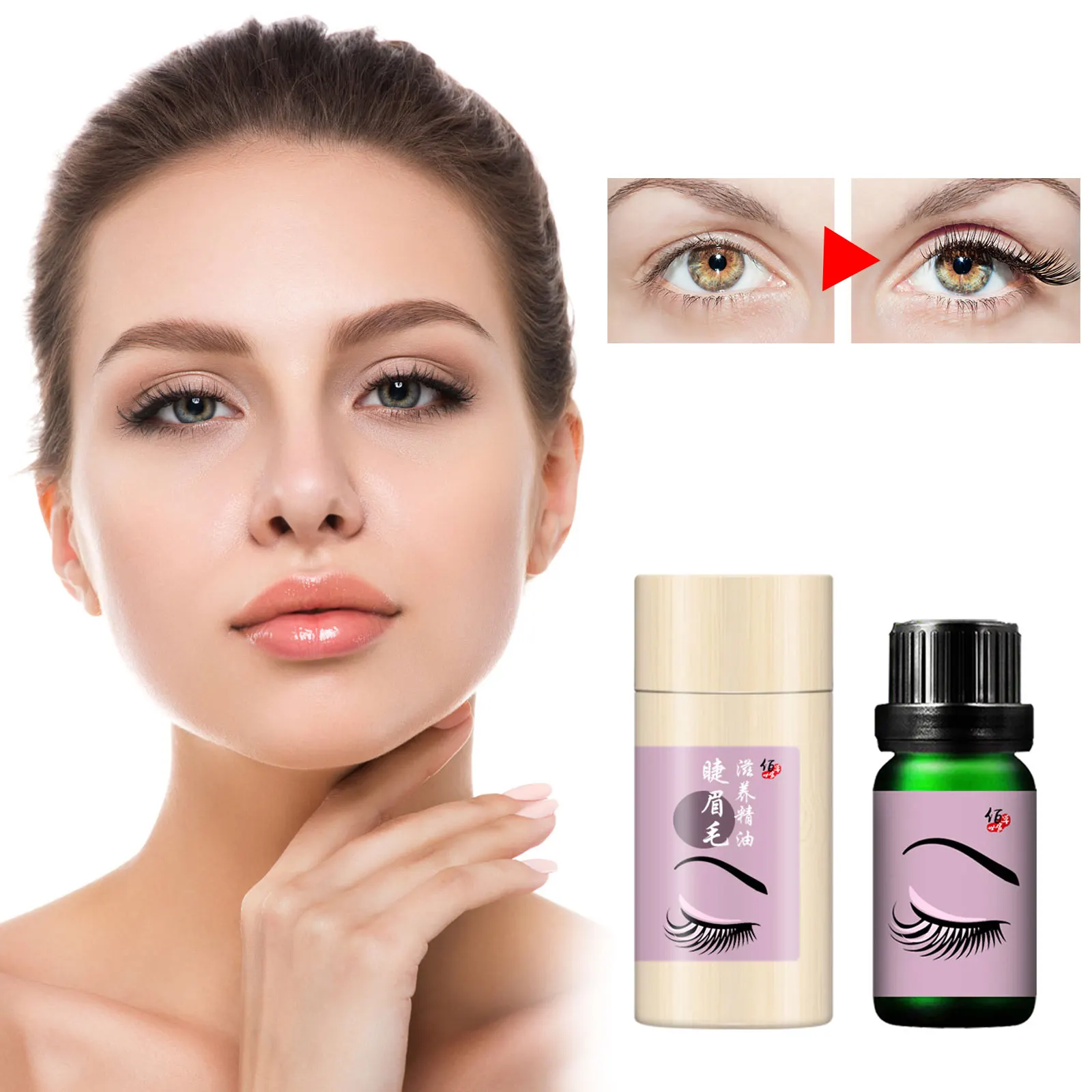 

7 Days Professional Eyelash Growth Eye Serum Eyelash Enhancer Longer Fuller Thicker Lashes Eyelashes Eyebrows Enhancer Eye Care