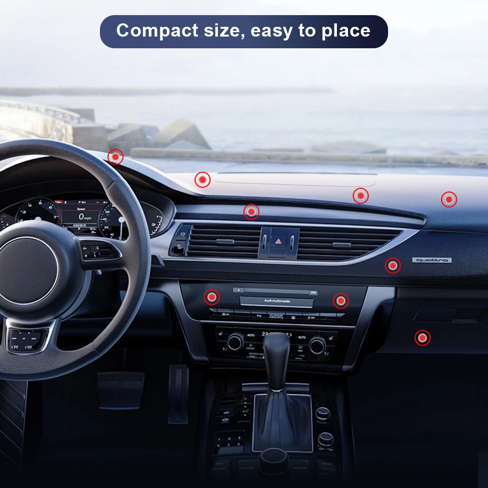Car Mobile Phone Stand Strong Magnetic Car Holder 720° Foldable Round Bracket Support for Universal Phones Mount Holders In Car