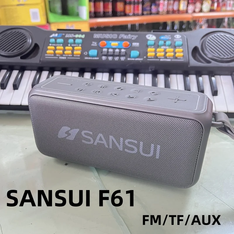 ポータブルワイヤレス-bluetooth-スピーカー-sansui-f61-fm-ラジオ-led-ディスプレイレコーダーハンズフリー通話音楽プレーヤー-tf-u-ディスク-aux-をサポート